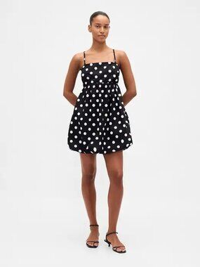 Gap Poplin Bubble Mini Dress